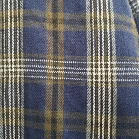 Vintage 100% Cotton Plaid Zip Up Jacket Size Large - Picture 7 of 9